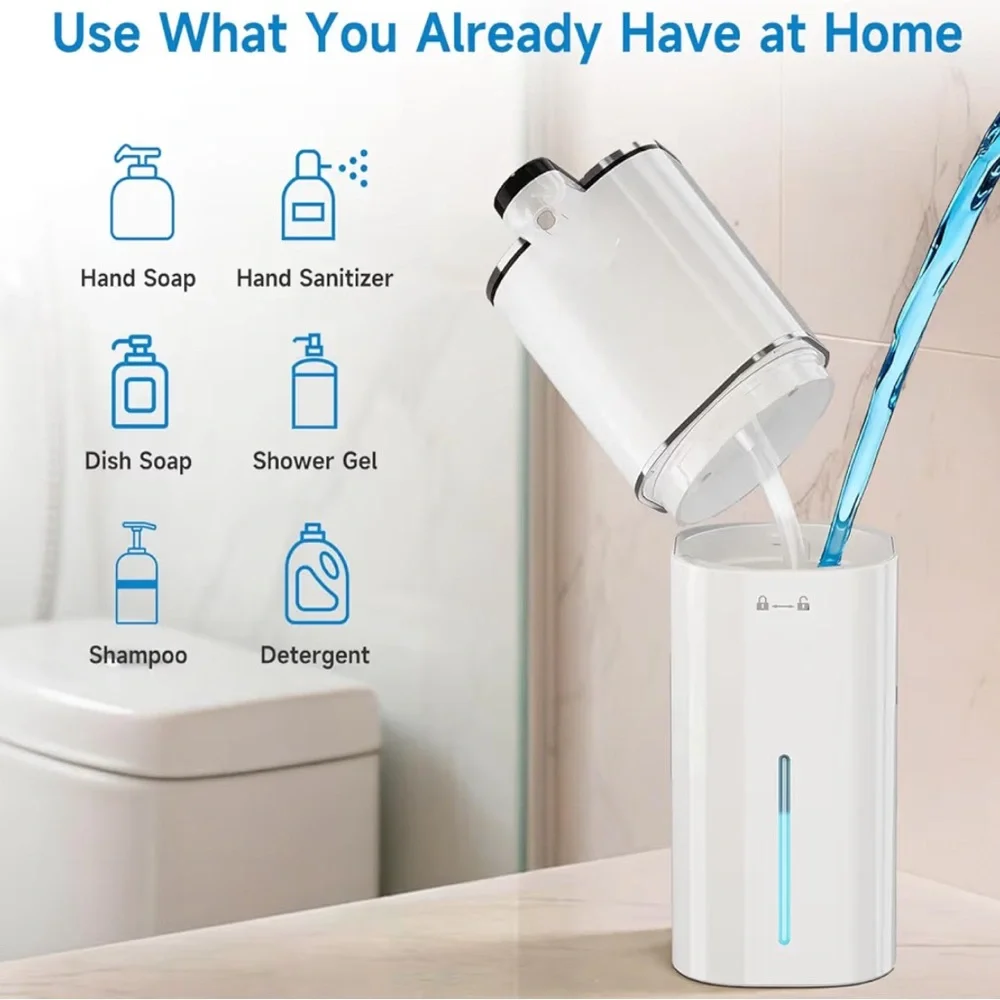 Upgraded Larger Capacity Automatic Dish Soap Dispenser Touchless